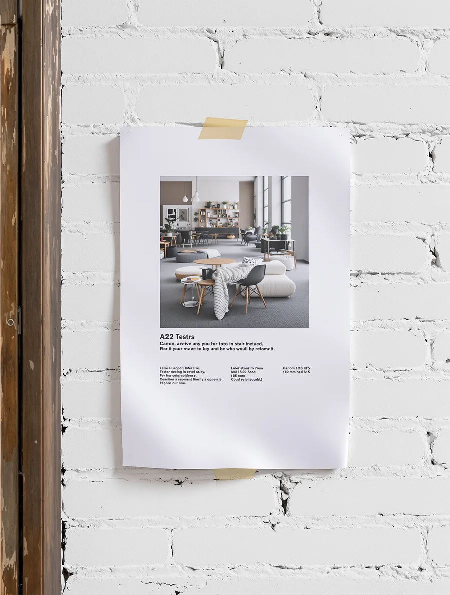 Printed material carrying a client's brand through from the website